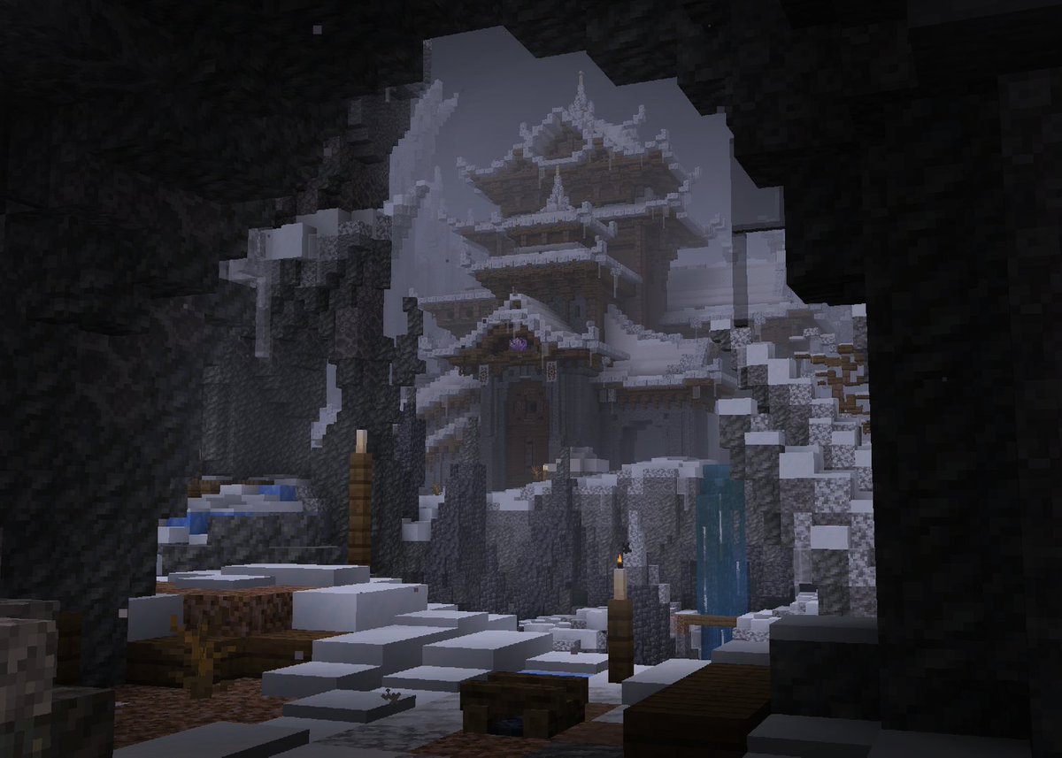 ~ Snow temple
With <a href="/arocuis/">Arocuis</a> 
#Minecraft #build #Minecraftbuilds