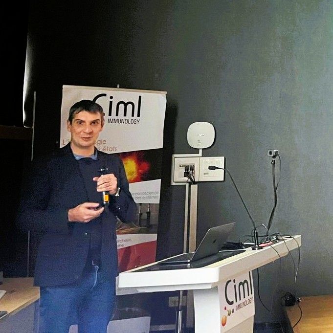 Last week we had the great honor to welcome Dr. Stoyan Ivanov from Laboratoire de PhysioMédecine Moléculaire of CNRS in our CIML seminar series.

Stoyan gave a brilliant seminar on "Brown adipose tissue myeloid cell diversity and functions" and had lots of great exchange!