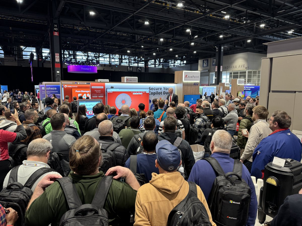 AvePoint's tweet photo. We would like to say one final thank you to everyone who joined us at #MSIgnite 2024! It was an incredible week of knowledge sharing, exciting announcements, and in-person conversations emphasizing the importance of going beyond traditional data security to enable Copilot success. 💡 

Special thank you to @events_msft for putting together an amazing experience- we will see you in San Francisco! 😎 

#AVPTsecure #MSPartner @msPartner