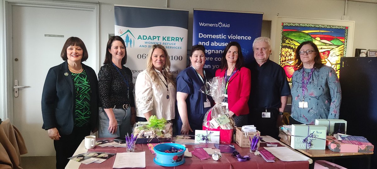 Yesterday, staff from Maternity at UHK &amp; Kerry Women's Refuge, Adapt House, came together to mark the start of the 16 Days of Action Against Gender-Based Violence which runs from Nov 25th

Together, we stand against violence and support survivors.