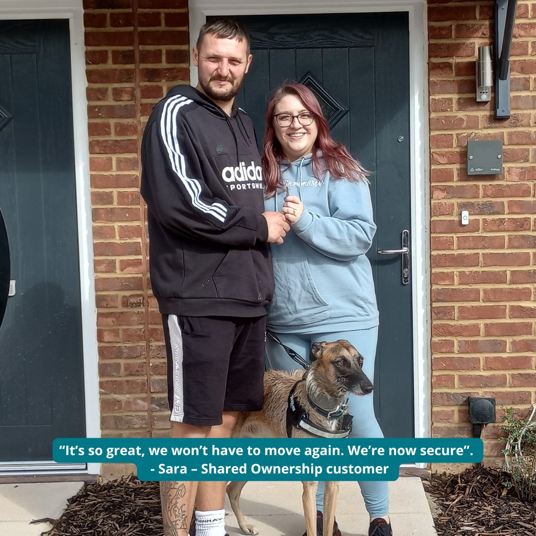 Toby and Sara recently moved into their new Shared Ownership home and were so happy to finally have a home to call their own. 

Read more about them and the benefits of shared ownership: orlo.uk/Szbmm

#goldingplaces #sharedownership #newhomes