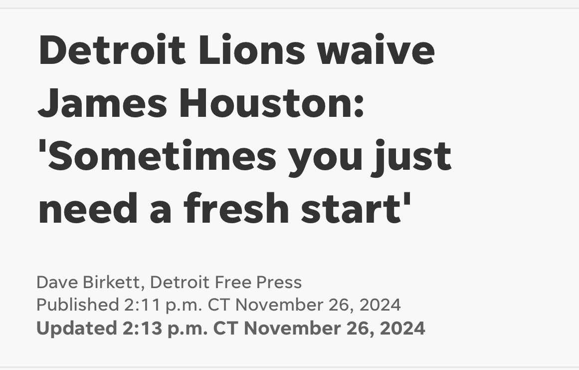 How it started…how it’s going
 
#DetroitLions 
#lions
