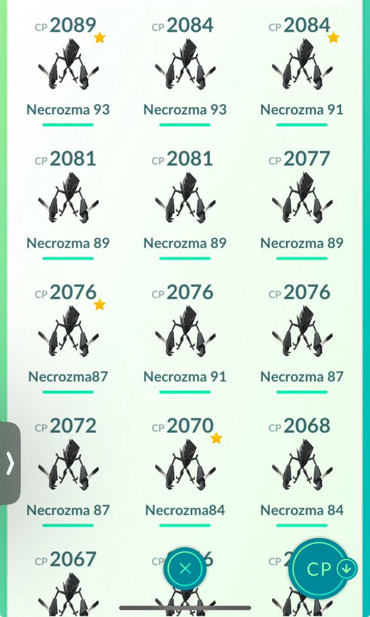 MasakoE2's tweet photo. @pogo_central Saved 54, but no Cosmog? https://t.co/dfpK5XU6t6
