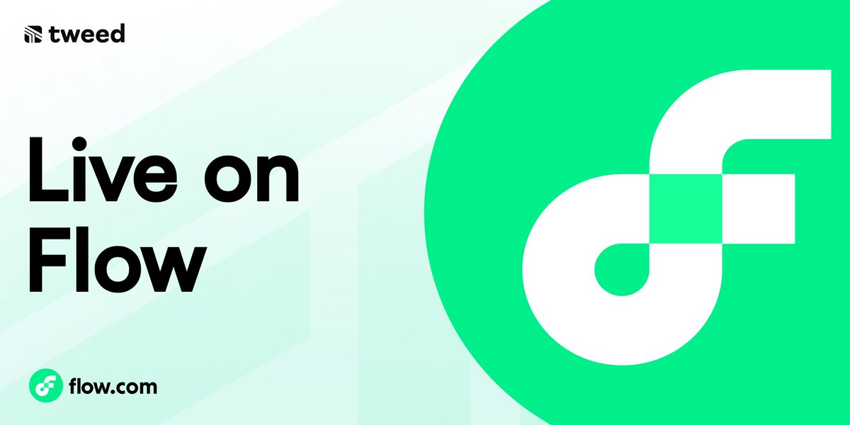 🚀 Big news! Tweed is now live on <a href="/flow_blockchain/">Flow (🎁+🔑)</a>, making Web3 onboarding smoother than ever!

✅ Buy NFTs and tokens with credit cards or Apple Pay
✅ Get instant stablecoin payouts straight to your smart contract

Tweed + Flow = a game-changer for dApps. Let’s build!