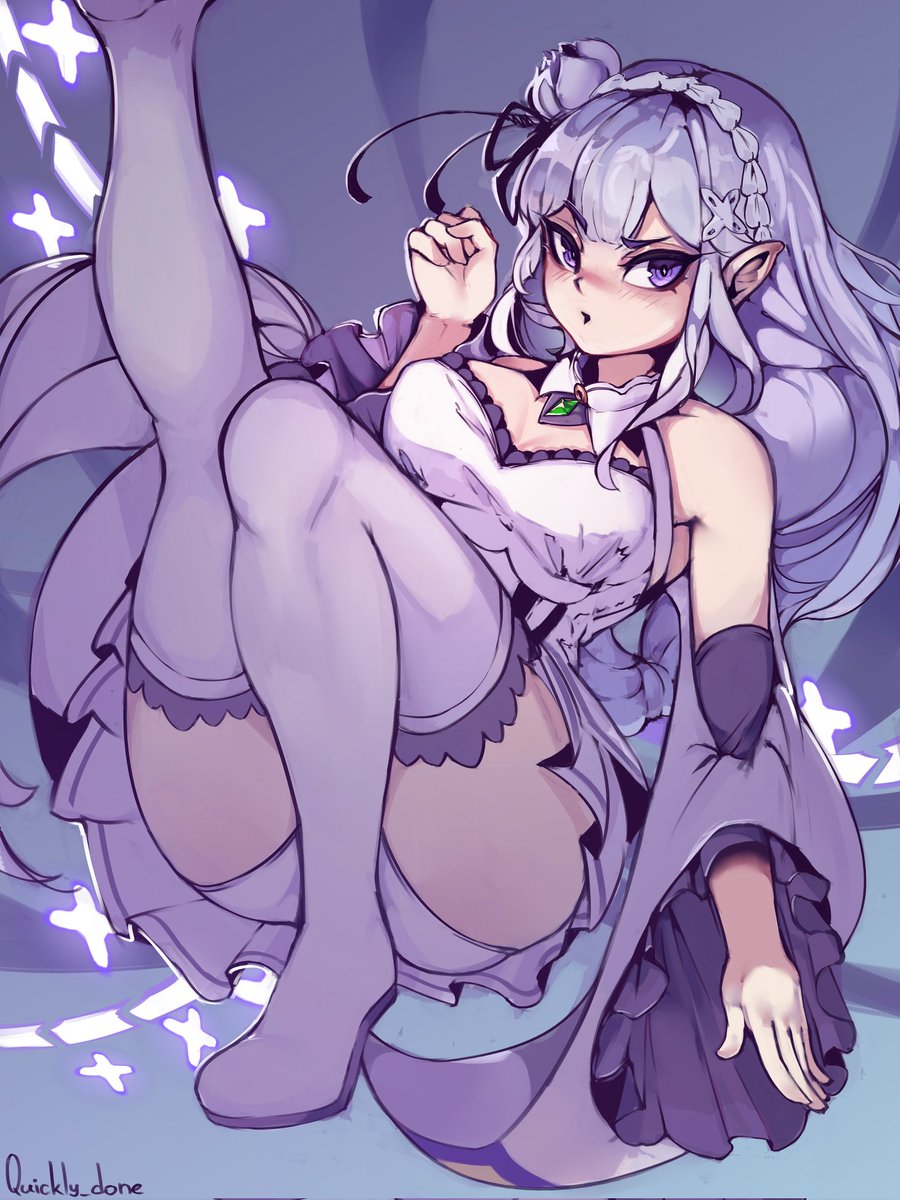 #emiliarezero #rezero #art #fanart #quickly_done