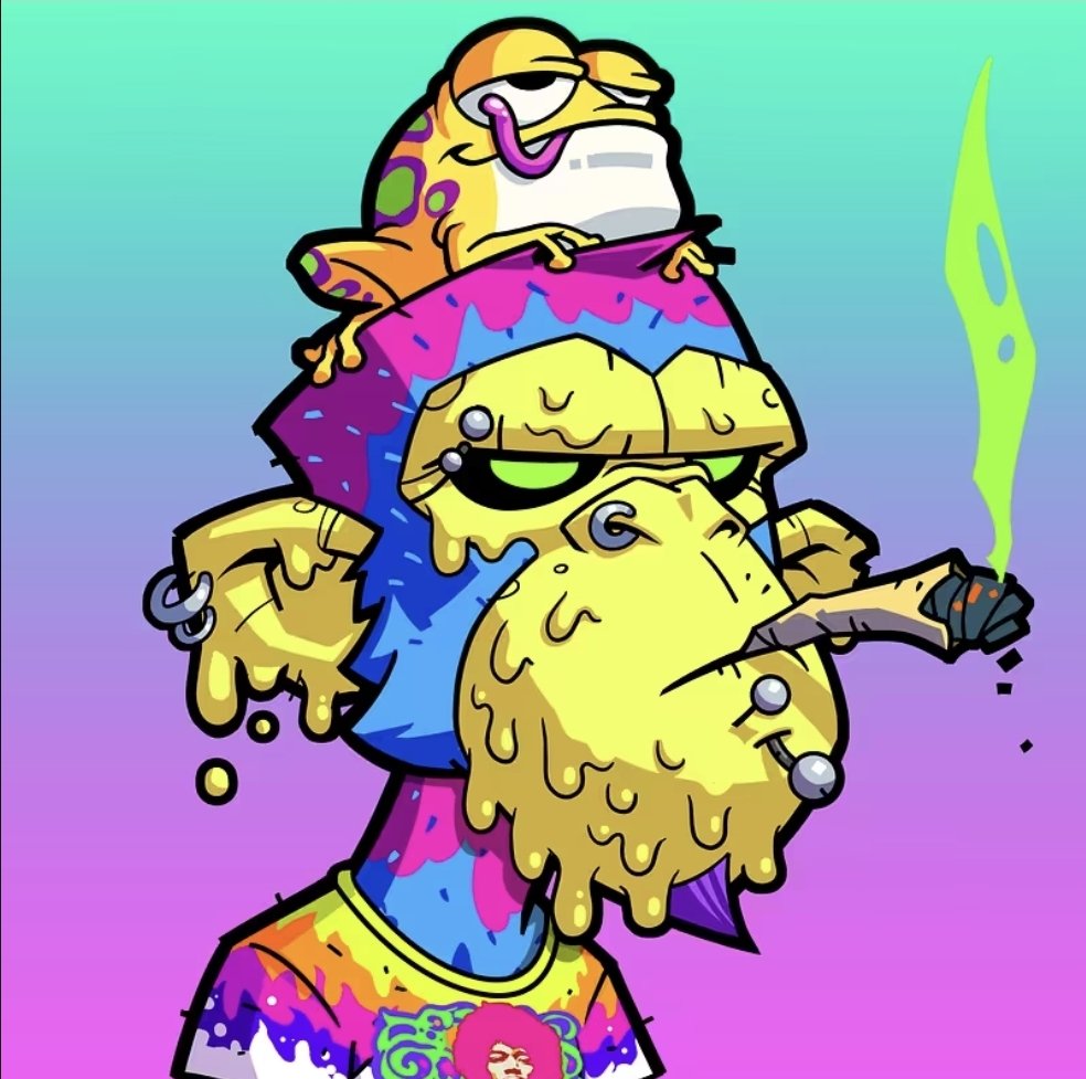These #TrippyApes by <a href="/AngryTeno/">AngryTeno</a> and the <a href="/AngryApesNFT/">Angry Apes Society</a> are massively underated,  spread the love and share the word! Tenos art is unreal and him and his team are the best in Web3 as far as I'm concerned 💯🫡❤️🫶