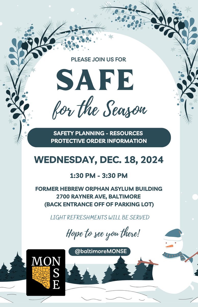 Baltimore MONSE - Neighborhood Safety & Engagement tweet media