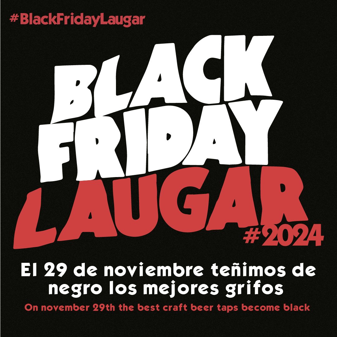 El #BlackFridayLaugar ya está aquí 🖤 tiñiendo de negro los mejores cañeros.
Salud y petróleo ⛽