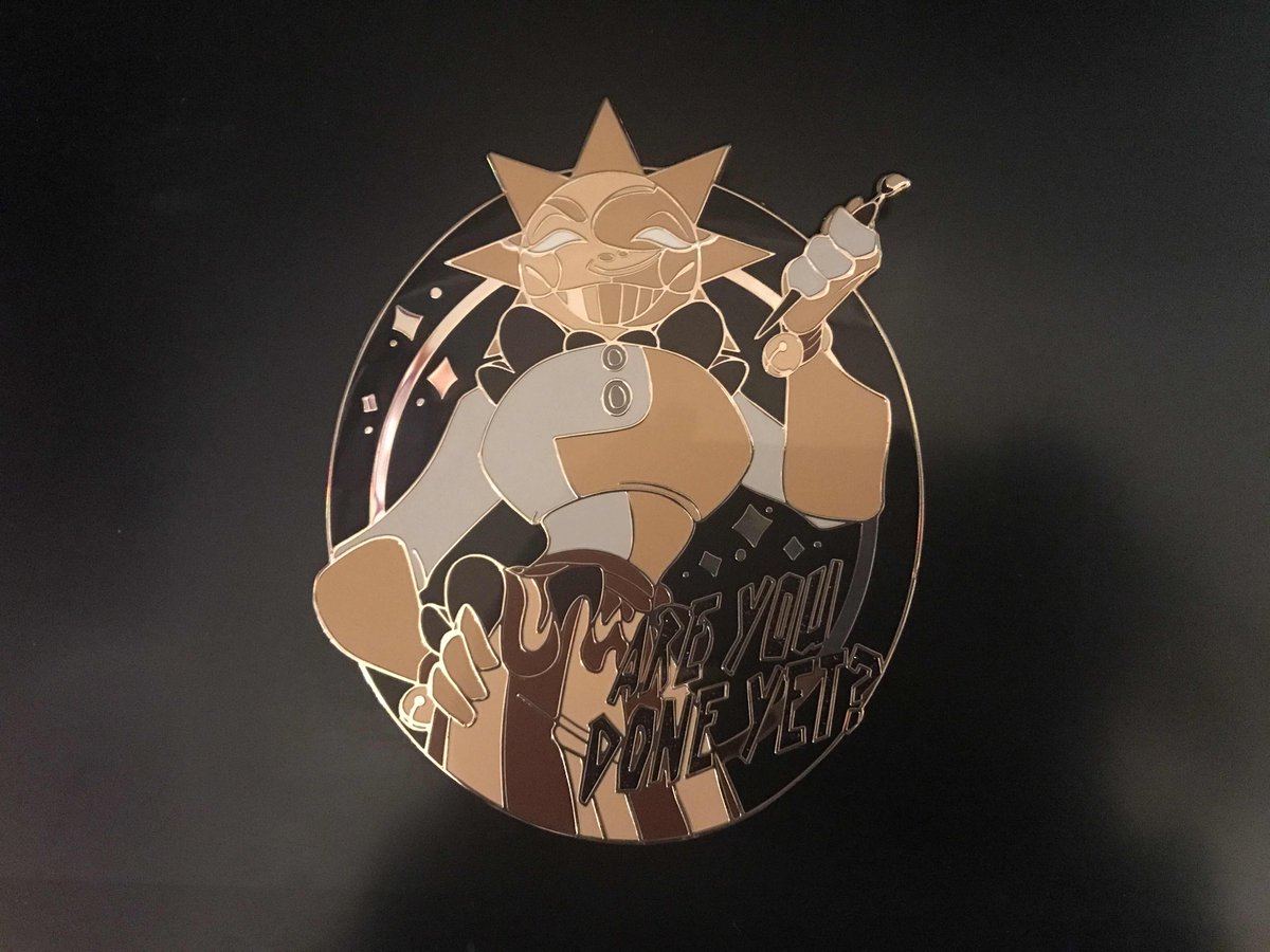 Janemations's tweet photo. Got this pin last Monday in the mail that came along with a sticker. A sassy addition to my collection and I love him <3

@FantasyToArtt https://t.co/9zTXe7idAf