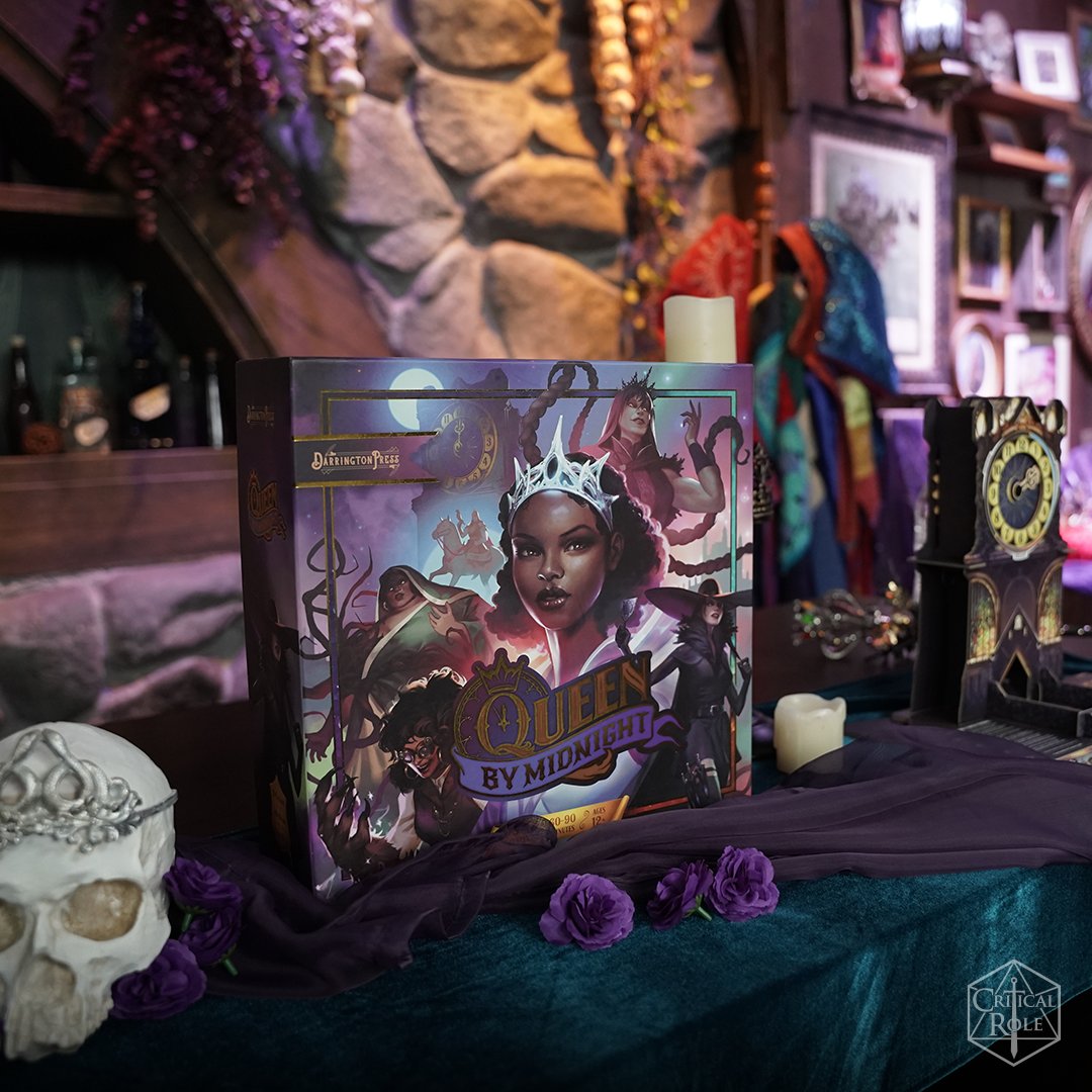 DarringtonPress's tweet photo. Join us Nov. 27th for an AMA with @AlexUboldi, Darrington Press’ Game Production Manager!

Visit our Discord from 4pm - 5pm PDT &amp; ask all your deep mechanical questions for #QueenByMidnight: Quarter Past or what it's like turning a dream into reality!

📜 https://t.co/fClhUCi8Fg https://t.co/D7ngzBsW7L