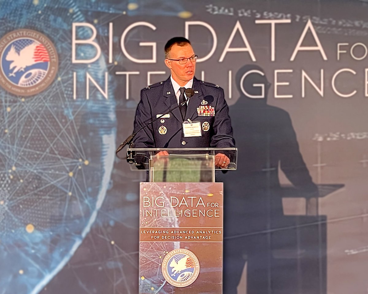 Air Force Chief Data and AI Office (@daf_cdao) on Twitter photo Deputy CDAO Colonel Bryan Sparkman emphasizes the need for seamless interoperability, data-driven mission success, and robust governance at the Big Data for Intelligence Symposium. The future of defense decision-making depends on it.  
#BigData  #DataDriven  #AirForce #Innovation Deputy CDAO Colonel Bryan Sparkman emphasizes the need for seamless interoperability, data-driven mission success, and robust governance at the Big Data for Intelligence Symposium. The future of defense decision-making depends on it.  
#BigData  #DataDriven  #AirForce #Innovation