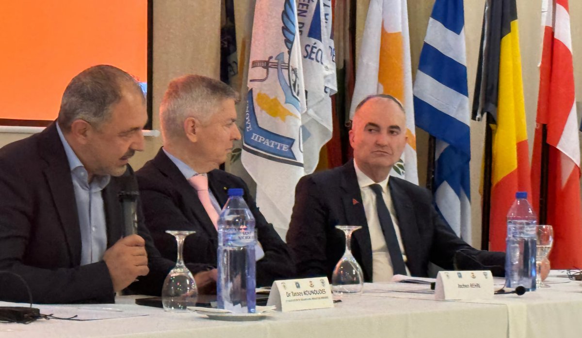 Tasos Kounoudes (@kounoudes) on Twitter photo Honored to join the expert panel at the 20th High-Level Course 2024-2025, JOSÉ CUTILEIRO, discussing the Ιndustry's role in Defense Capabilities Development.
Organized by the Security and Defence Academy of the <a href="/DefenceCyprus/">Ministry of Defence 🇨🇾</a>  &  the Austrian Defence Academy, under the auspices Honored to join the expert panel at the 20th High-Level Course 2024-2025, JOSÉ CUTILEIRO, discussing the Ιndustry's role in Defense Capabilities Development.
Organized by the Security and Defence Academy of the <a href="/DefenceCyprus/">Ministry of Defence 🇨🇾</a>  &  the Austrian Defence Academy, under the auspices
