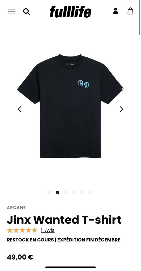 Hello <a href="/Fulllife_fr/">Fulllife</a> je veux profiter de vos promos black Friday pour faire mes cadeaux de noël : 
Est ce que expédition fin décembre signifie que j’aurai le t-shirt pour noël ?