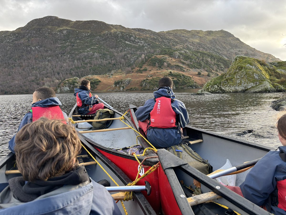 Fields had a full day of canoeing and then spent the evening playing team games!