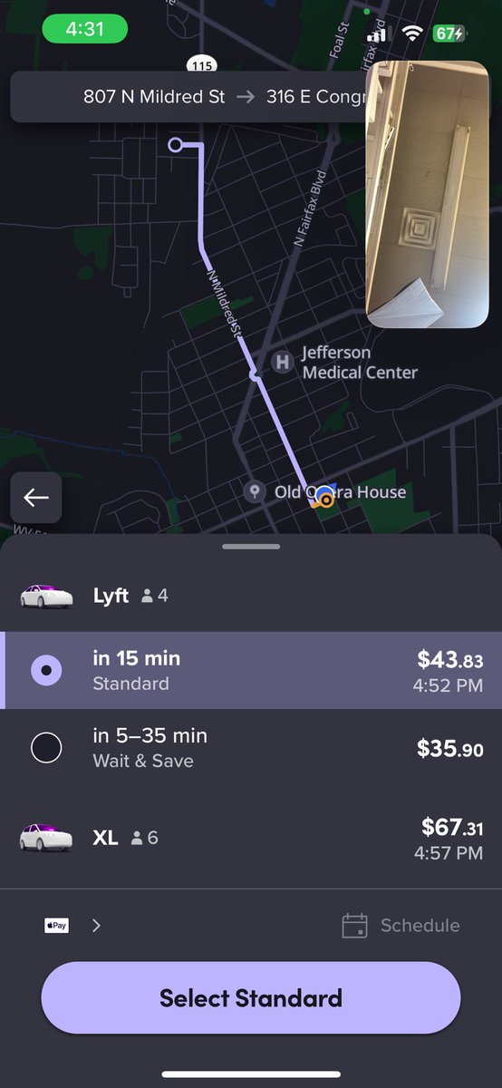 Hey <a href="/Lyft/">Lyft</a> these prices seem a little outlandish for just going under 2 miles. 😬