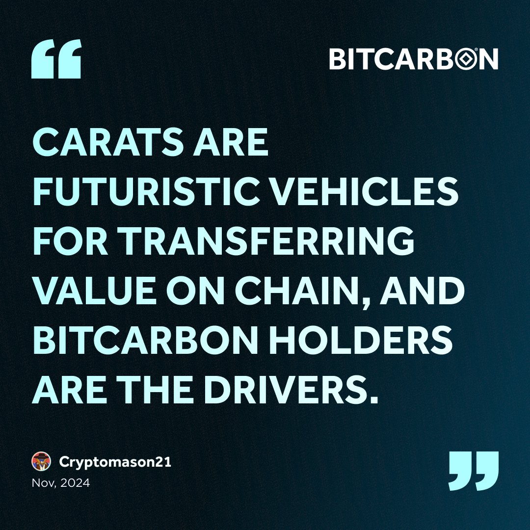 Hear from our users about their experiences with Carats.

Visit Bitcarbon.com to learn more about Bitcarbon $BCRBN.

#CustomerStories