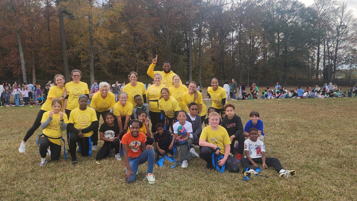 TallwoodElem's tweet photo. "Teachers take the win! ๐ The student vs. staff flag football game was a blast, but experience triumphed over youth. Better luck next year, students! ๐ #TeachersRule #FlagFootballFun" @ppalsuter
@vbschools https://t.co/q5FD6mlClE