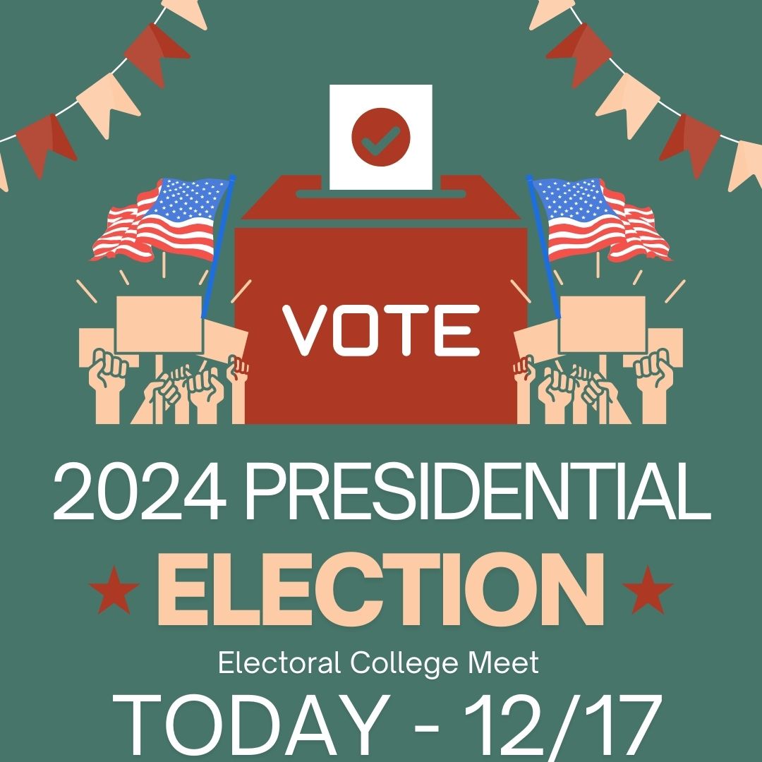 CoconinoVote's tweet image. 🇺🇸 Today’s the day! The Electoral College meets to officially cast votes for President and Vice President.

This final step in our democratic process ensures your voice is represented through your electors. 🗳️

#ElectoralCollege #DemocracyInAction #EveryVoteCounts