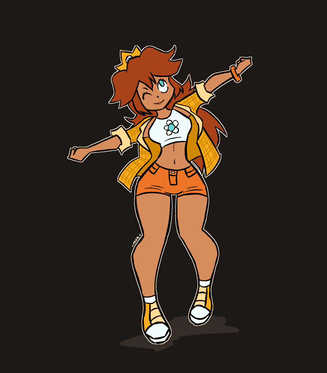 Flannel Princess Daisy