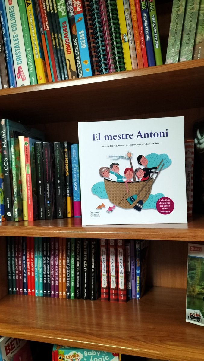 Ja podeu trobar El mestre Antoni a totes les llibreries! 👏👏👏 <a href="/OnadaEdicions/">Onada Edicions</a>