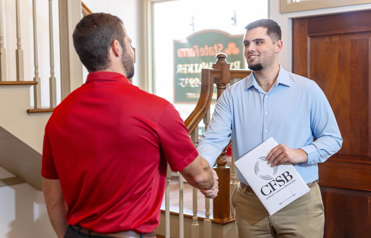 At CFSB, our handshake is more than a gesture – it’s a promise. Whether it’s your business or personal needs, we’re here to serve with care and commitment. Let’s build your future, together. 🤝 

#CFSB #HereForYou #CommunityBanking #KentuckyBank #YourLifeYourBank