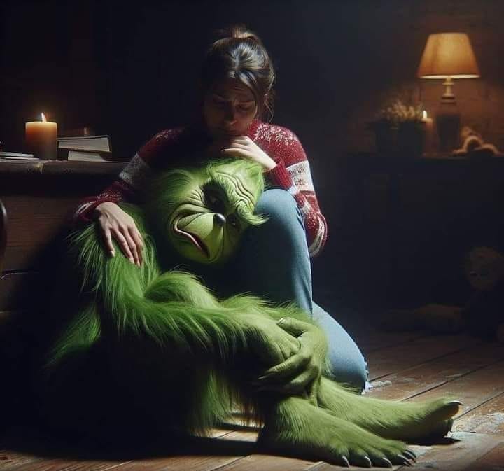 Y recuerda... el Grinch no odiaba la Navidad, odiaba la hipocresía de la gente.