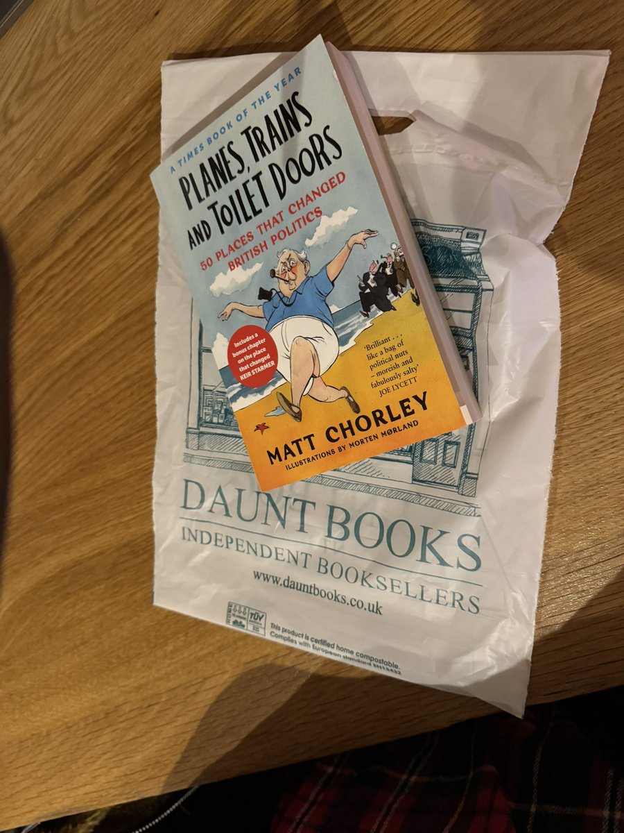 carte1s's tweet photo. Hey @MattChorley - I went to @Dauntbooks today &amp; asked for “Toilet Doors” with a mischievous wink. They looked at me strange - “DIY shop is next door mate” but one staff member knew what I wanted and hey presto! https://t.co/IHCApEZfj2