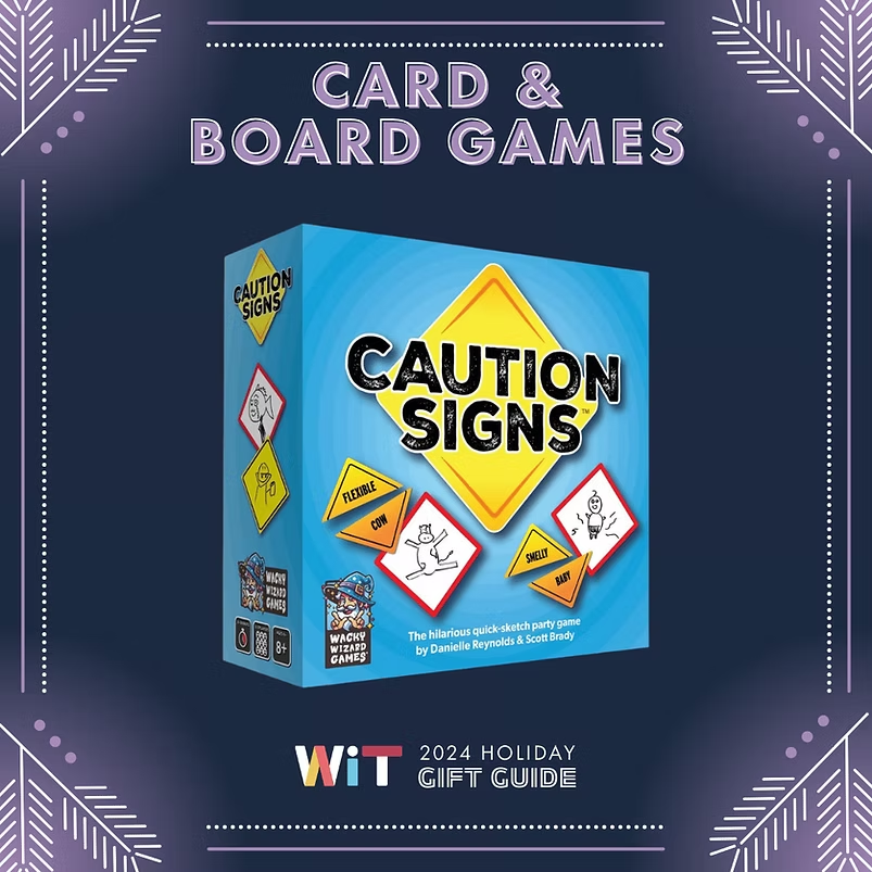 We made the <a href="/WomenInToys/">Women In Toys</a> 2024 Gift Guide with our game Caution Signs designed by <a href="/TokenGaymer/">Danielle Reynolds 🏳️‍🌈 🔜 LevelUp & PAXU</a> &amp; <a href="/wscottbrady/">Scott Brady</a>.

To celebrate starting TODAY until December 24th, 2024 you can use the CODE: 15CSWIT15 on Amazon to get 15% off this fun party game!

Order Now: amazon.com/dp/B0D41GMK5R