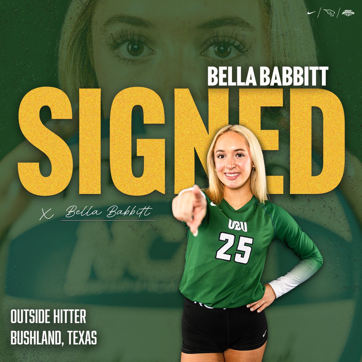 Help us welcome Bella Babbitt to the OBU family 💚🦬