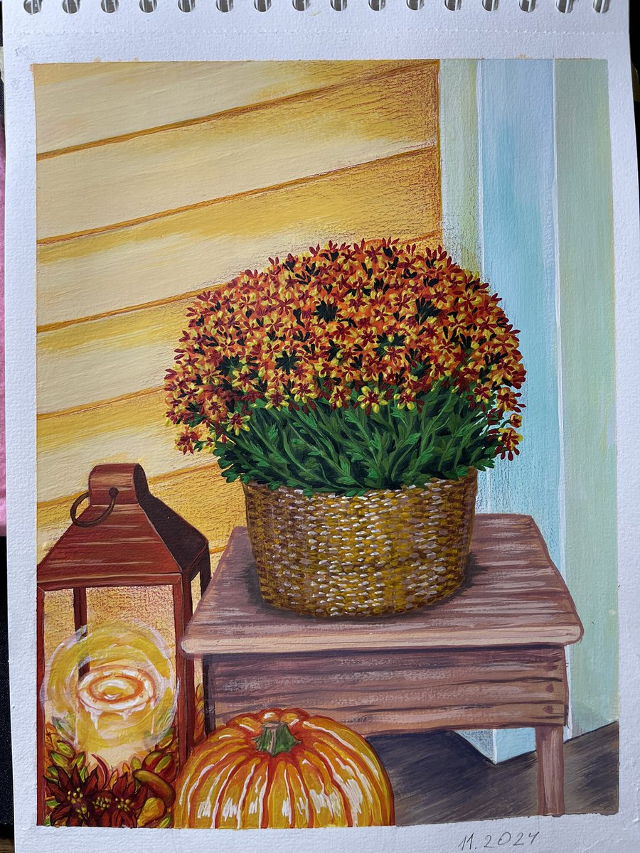 RobinuaArt's tweet image. 🍁#AutumnVibes #FallArt #Gouache