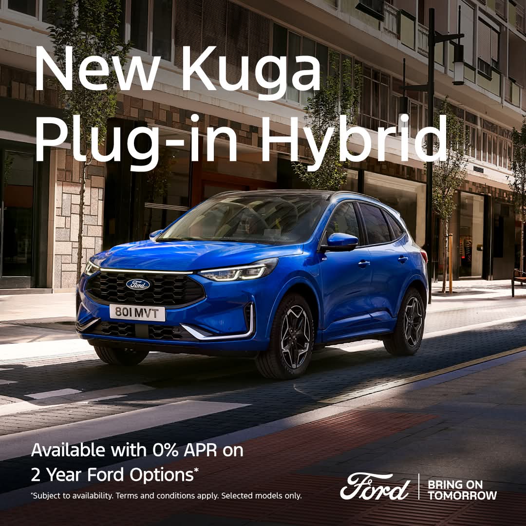 Escape the Ordinary with the New #FordKuga Plug-In Hybrid SUV! 🌟
Effortlessly combine efficiency, comfort, and next-gen connectivity as you put the city in your rear-view mirror.
Your New Kuga Awaits—Drive into the Future!👉 bit.ly/New_Kuga_Offer

#HybridSUV #DriveGreen