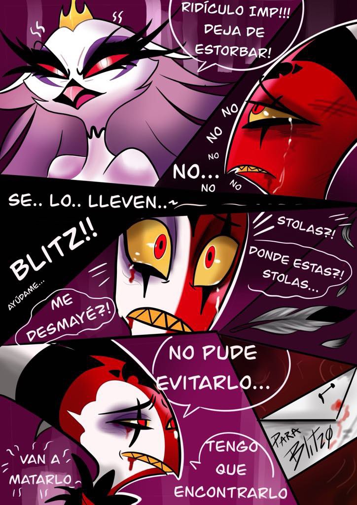 LynMontana07's tweet photo. La luna y la estrella (5/?) Vamos avanzando en la trama 👀❤️ #stolitz #Blitzo #helluvaboos #HelluvaBossBlitzø #HelluvaBossart #helluvacomic #comic #helluvabosscomic #HelluvaBossFanart https://t.co/hxqCpNfnZk