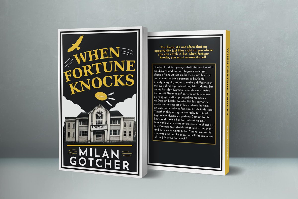 CoachG_GotEm's tweet image. The book, When Fortune Knocks, is a coming-of-age YA fiction suitable for middle-grade and Young Adult readers. Please share it with anyone who might enjoy it.
Once itβs out, Iβd love your thoughts! Reviews make a big difference, and Iβd appreciate any support TBH.