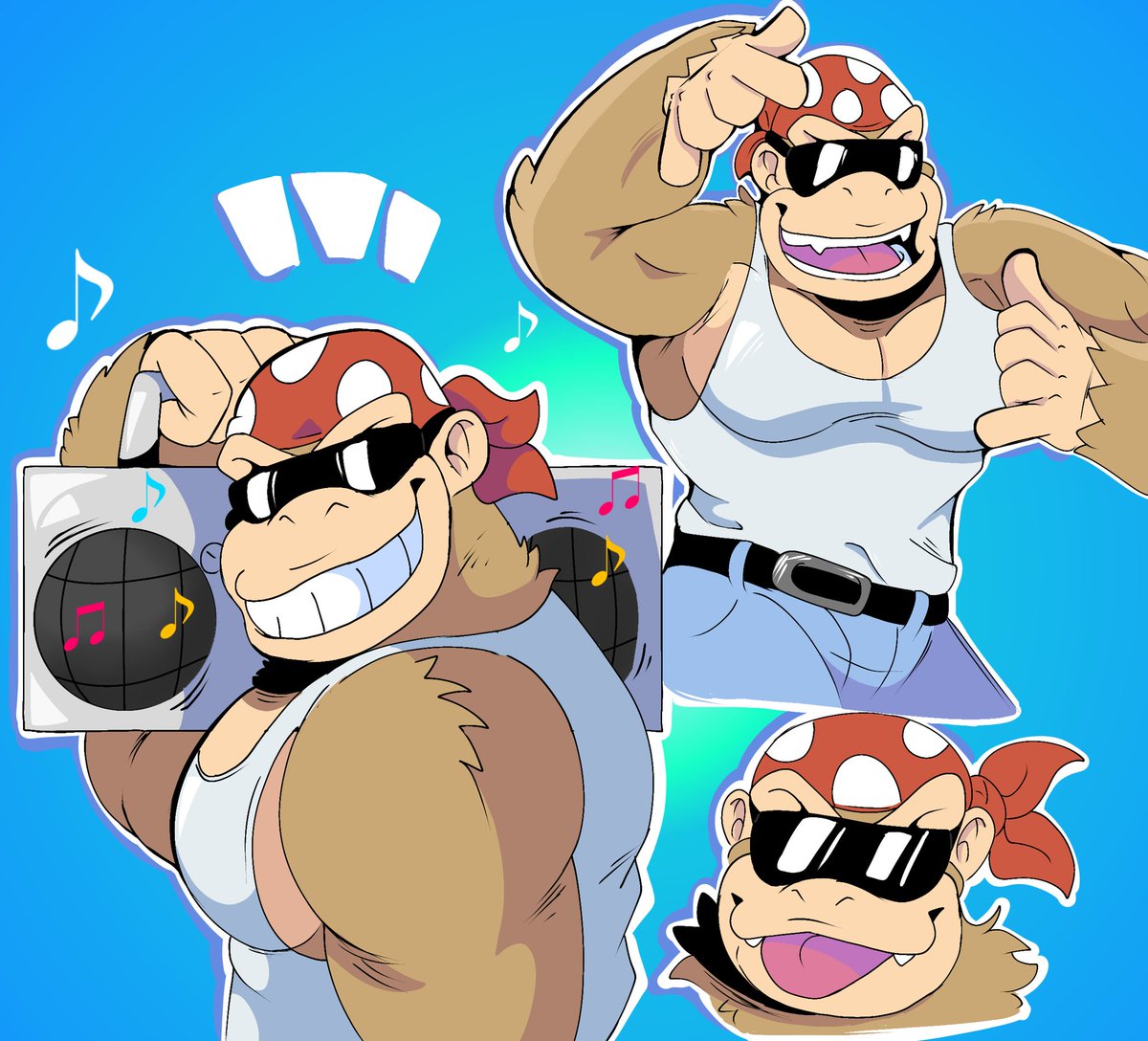 Time to get funky with Funky Kong 🦍

Love Funky Kong so was doodling him lol
