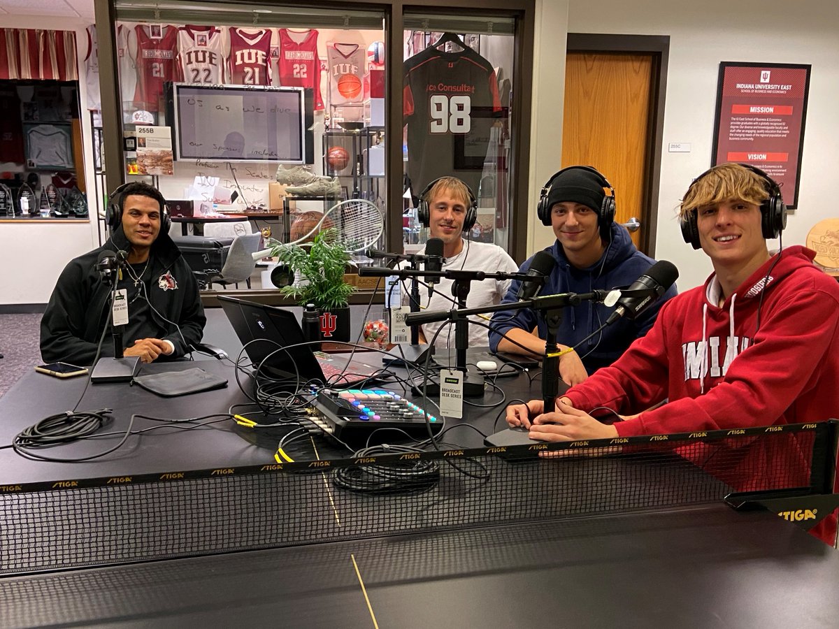 Our <a href="/iueredwolves/">IU East Red Wolves</a> #podcast team continues to prepare for the launch of "BOSS Talks". Brody Puckett and Owen Beachler explore the equipment and discuss the next steps of the process. <a href="/iueast/">IU East</a> <a href="/WWayneSchools/">Western Wayne Schools</a> <a href="/RailroaderAD/">Bradford Athletics</a> <a href="/BradfordEVSD/">Bradford EVSD</a>