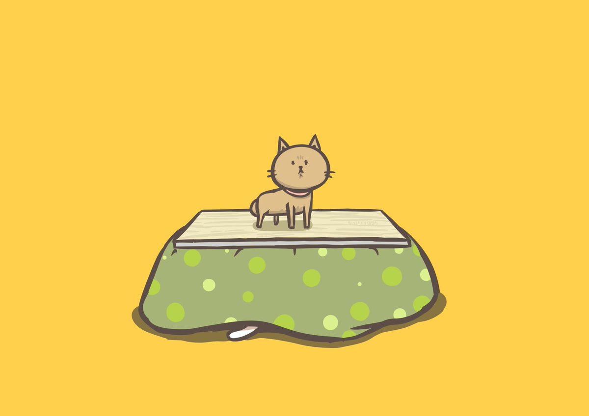 「#このタグを見た人は黙って猫をはる 」|タロウ@一日一絵のイラスト