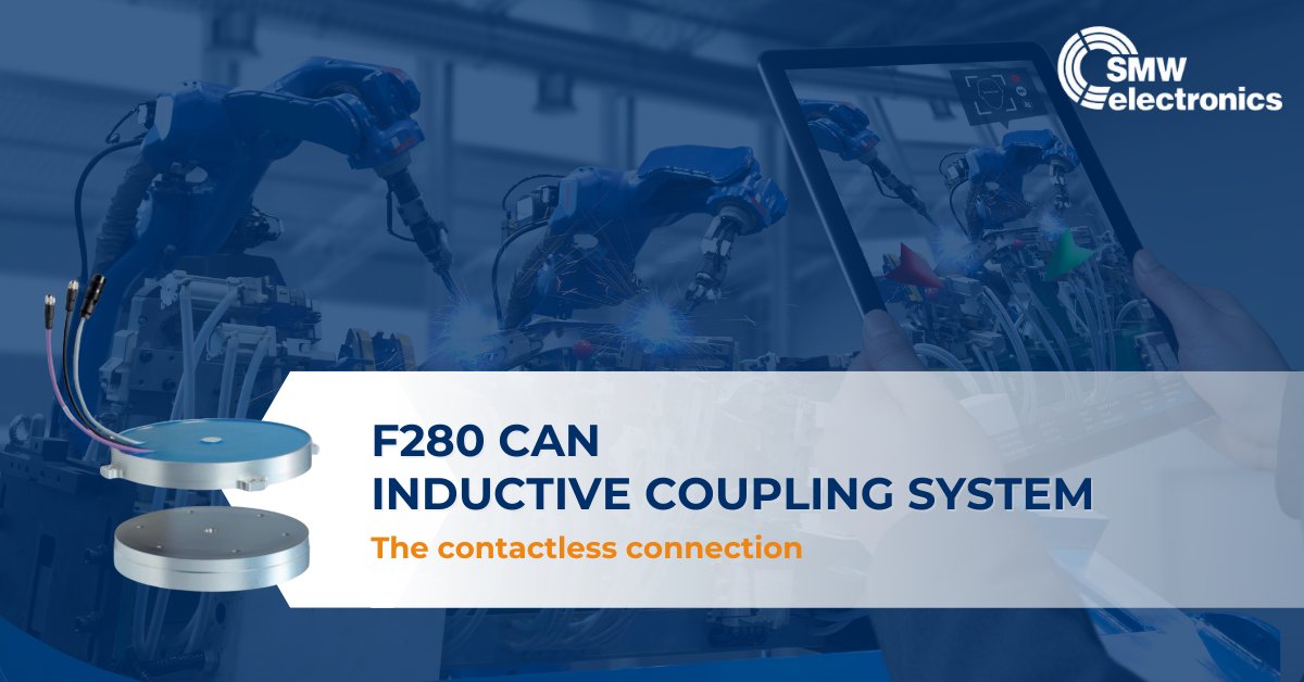 SMW_Electronics's tweet photo. The F280 CAN Inductive Coupling System delivers contact-free energy transfer up to 1100W and supports dual CAN-Bus signals—ideal for high-power #Automation projects. With a 280mm diameter, it's a perfect fit for advanced automation needs. 

Learn more: https://t.co/Vz6D5o1nXT https://t.co/uuYExIC9uz