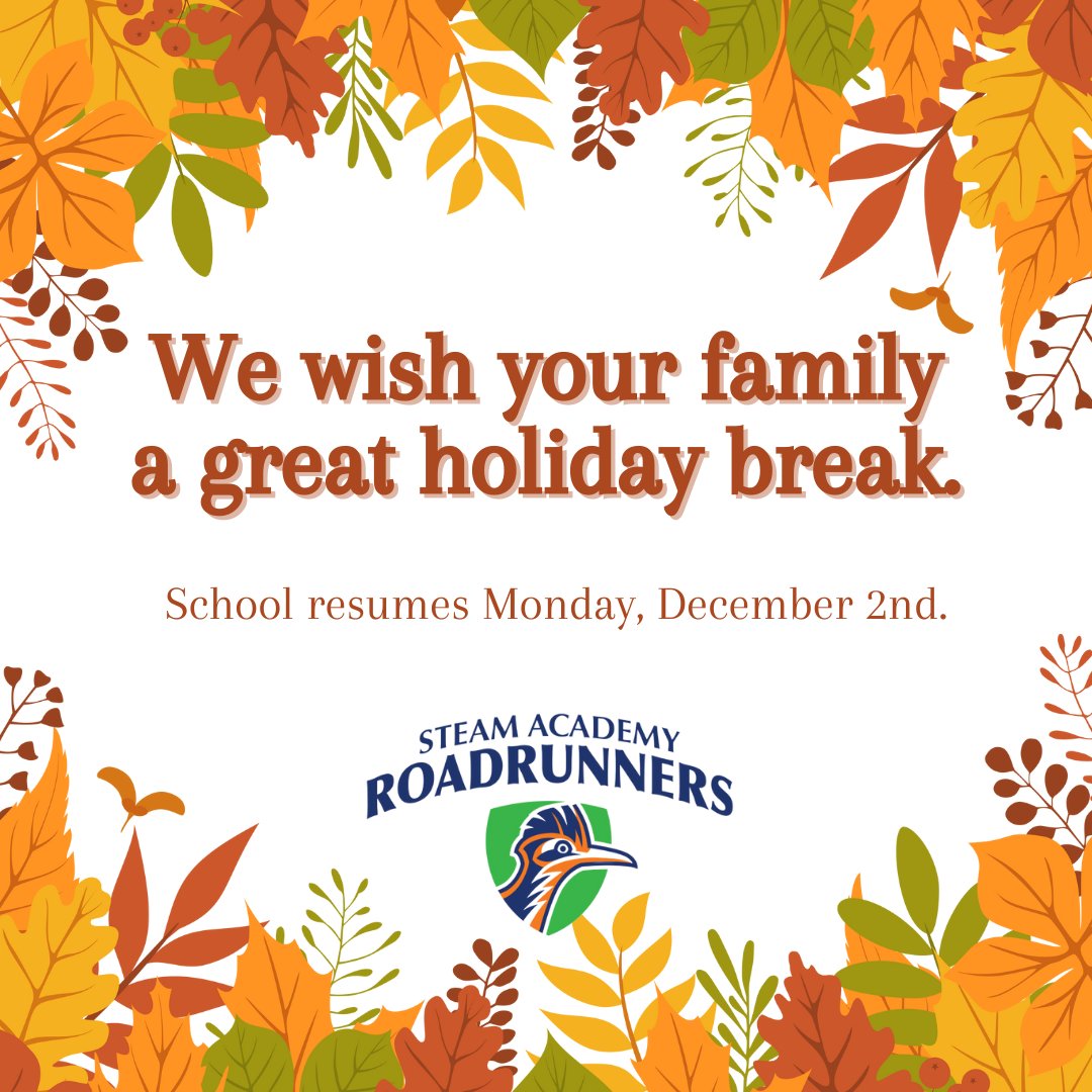 STEAMpride's tweet photo. Wishing our STEAM families a great break! 🧡 Thanks to generous donations from staff &amp; community partners, incl. The Lions Club, we were able to provide Thanksgiving essentials to some of our STEAM families. Please reach out to the Roadrunner Resources Team for assistance info. https://t.co/5IS1pREL7a