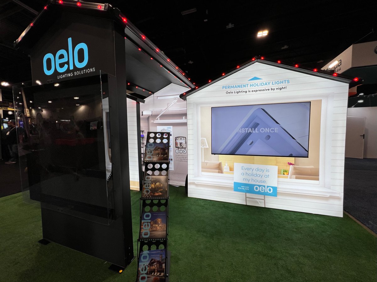 At #CIX24, Oleo displayed its multicolor light strips, specifically made for exterior home use. The strips offer seamless integration, unlimited color options and multiple movement patterns. 

Find more breakthrough products here: expo.commercialintegrator.com/show-news/comm… 

#AVtweeps 📸Emerald/CIX