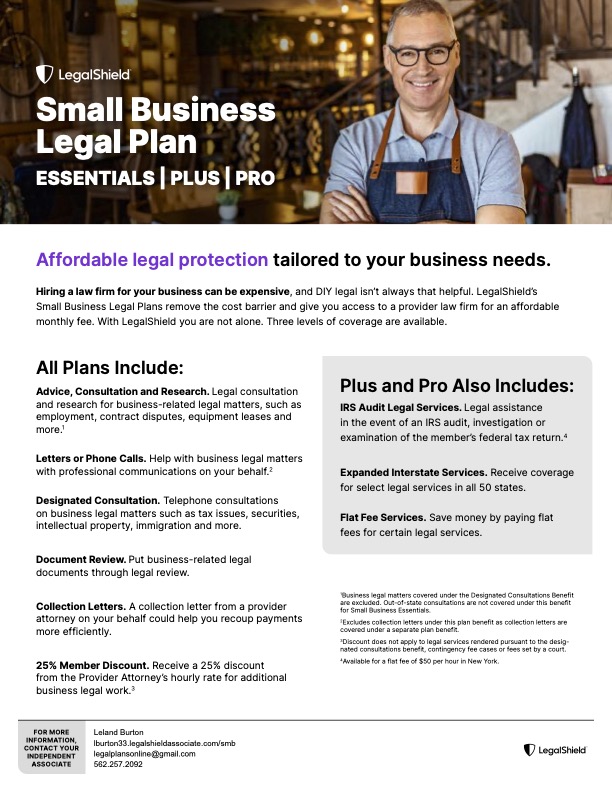 LB_IndAssociate's tweet image. Business Coaches &amp;amp; Consultants: You Can Create an Additional Income Stream!!!

You can create an additional income stream, by helping your small business clients get affordable access to legal services with a LegalShield Small Business Legal Plan Membership.

There are 3…