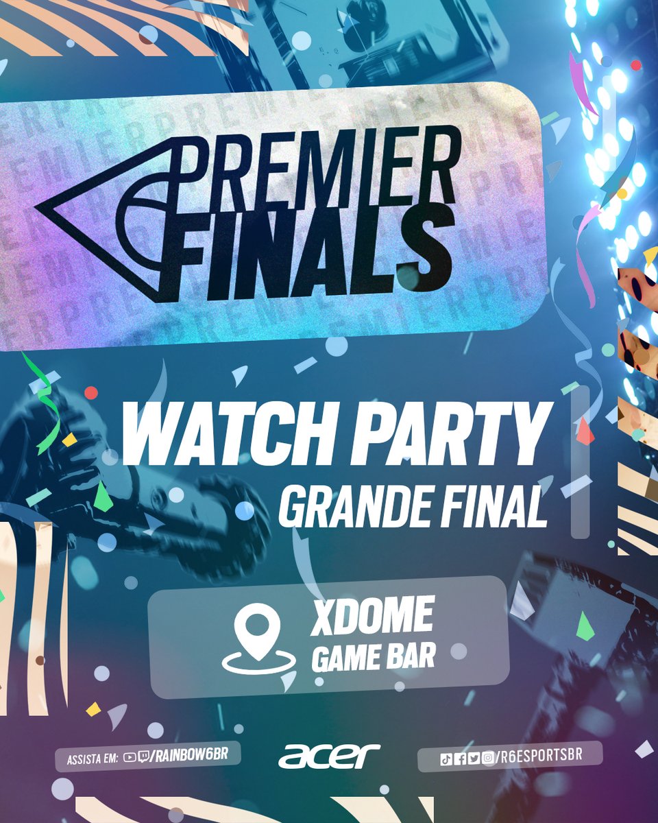R6atualizado's tweet image. ⚠️ [SORTEIO] Par de ingressos para a Watch Party da Premier Finals!

Estamos sorteando um par de ingressos (para um único vencedor) para assistir a Watch Party da Grande Final da BR Premier Finals direto da XDOME GAME BAR.

Requisitos:

➡️ Seguir @R6atualizado;
➡️ Like + RT nesse…