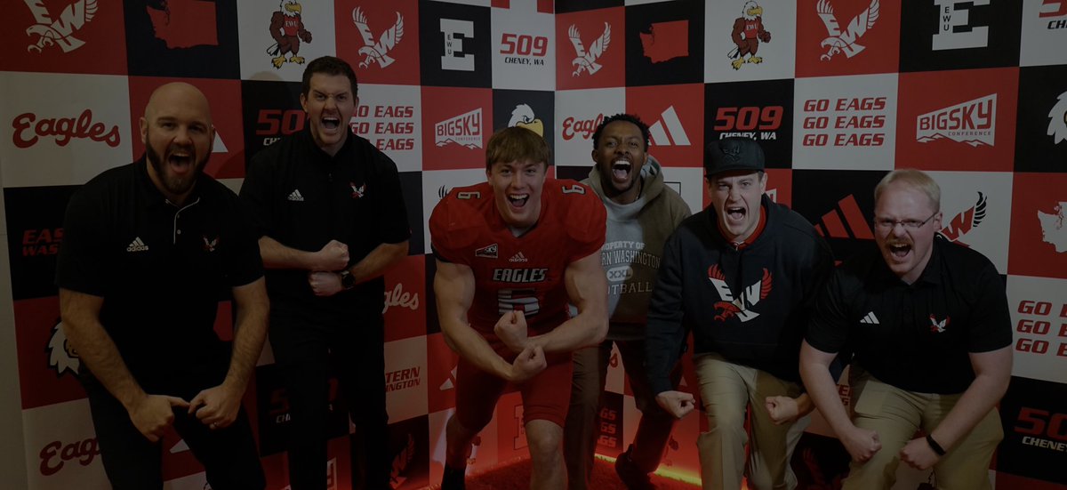 #commited 🦅🦅⚫️🔴

<a href="/BrandonHuffman/">Brandon Huffman</a> <a href="/AndrewNemec/">Andrew Nemec</a> <a href="/JordanJ_/">Jordan Johnson</a> <a href="/eforcefootball/">EForce Football</a> <a href="/EWUFootball/">EWU Football 🏈</a> <a href="/msagribbs/">Gribbs</a> <a href="/CoachChapin/">Jim Chapin</a> <a href="/CoachBestEWU/">Coach Aaron Best</a> <a href="/Coach_TMACK/">CoachT-MACK</a>