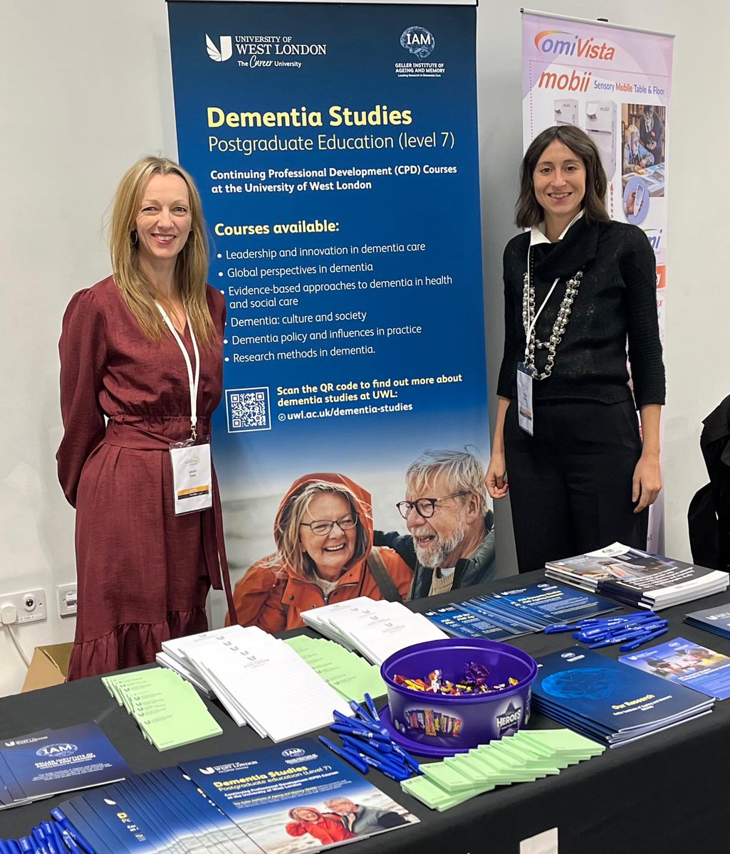 If you're at #UKDC2024 pop by our stand, say "hi", and grab yourself some <a href="/GIAM_UWL/">Geller Institute of Ageing and Memory</a> brochures and <a href="/UniWestLondon/">University of West London</a> post-it notes