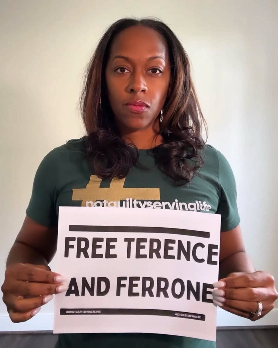 TansyMcNulty's tweet photo. Help us raise awareness about @ServingLifeVA and urge @POTUS to free Terence & Ferrone
Learn more: https://t.co/WubgCyEJ96
Share a photo of yourself with a sign and tell ppl in your network about these innocent men
#notguiltyservinglife https://t.co/3npDfCSqAF