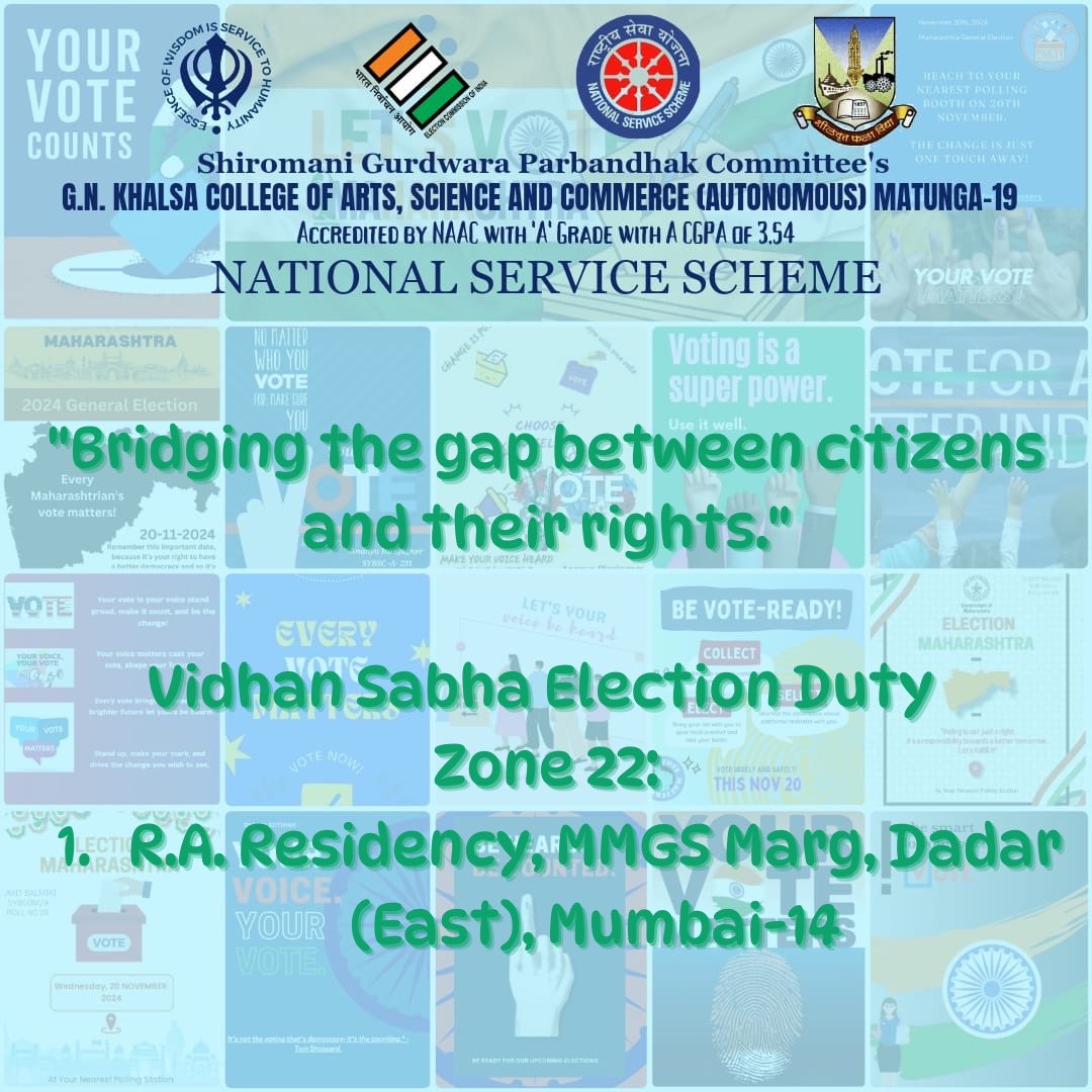 N.S.S UNIT OF GURU NANAK KHALSA COLLEGE tweet media