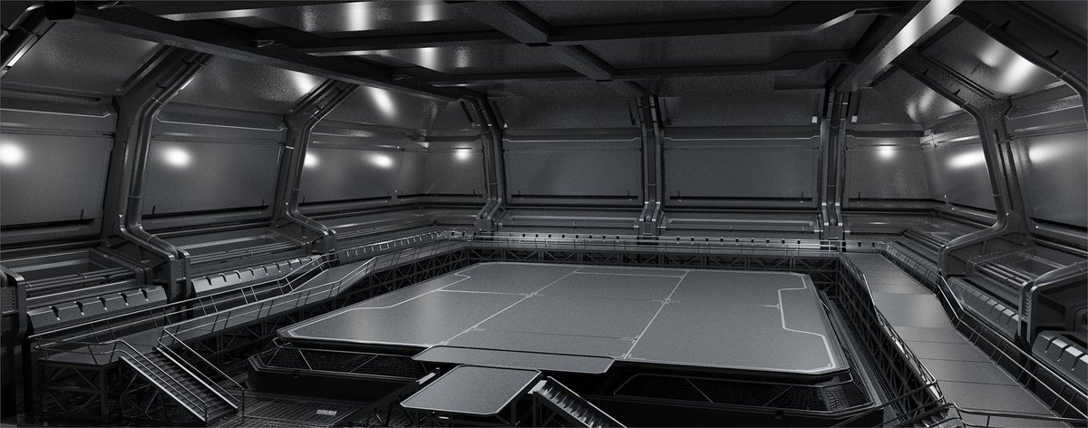 The work on the upcoming Space Station map continues.