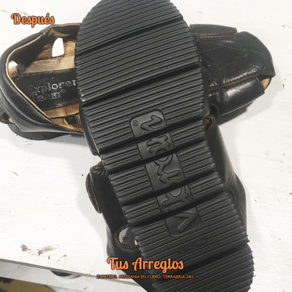 Tus_Arreglos's tweet photo. 👣NUEVOS PISOS PARA TODO TIPO DE CALZADO🥾
Vete sacando el calzado y separa aquellos que tengas que reparar : 👟Trekking, 🥿casual, 🥾montaña, etc... Para hombre y mujer.
‼️Colocación de piso #Vibram en todo de calzado‼️ https://t.co/YAuXIVc7CT