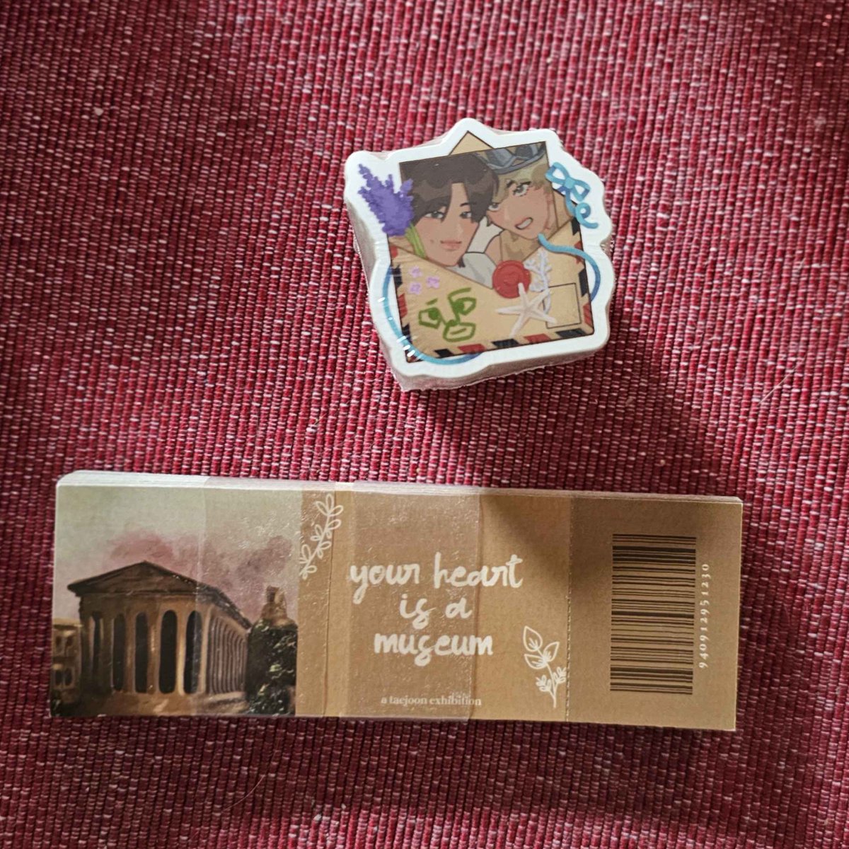 Great news! We have the first production update for Your Heart is a Museum: a Taejoon Zine featuring stickers created by <a href="/binjoons/">Rimimimi</a>! 🤍🥺

Stay tuned for more production updates from the zine. 🏛️