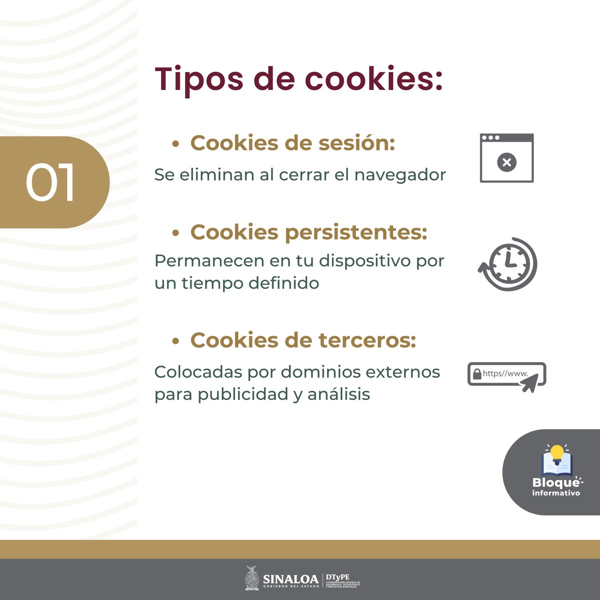 DigitalCdt21's tweet photo. ¿Sabías que las cookies son clave en tu experiencia en línea? Descubre qué son, cómo funcionan y por qué son importantes para ti. ¡Desliza para saber más y mantente informado! 💻 #Cookies #Ciberseguridad #Cgdtype https://t.co/qMjNVQr1w1