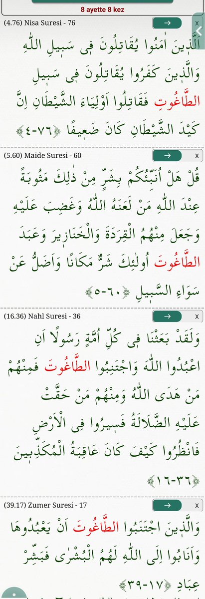 EllehHabercisi's tweet image. #TAĞUT ❗Yalanı®️
#Ettağut okutulan
الطاغوت - EL TaEĞuüVT
ve,
#Alllah'ın, #İlah'ın koyduğu hükümlere aykırı - karşıt hükümler çıkaran olarak #mana verilen EL ESMe_E dir.

" #İlahın_Hükümlerine AYKIRI hüküm❗" çıkarılabilir mi 🤔
Böyle bir durumda #İlah denilen İLAH olabilir mi⁉️